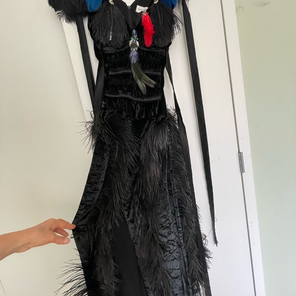 Sonia Rykiel Runway Black Evening Dress gown 34 - Picture 5 of 12